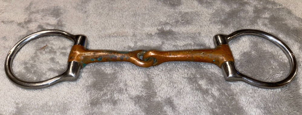5'' OFFSET DEE BIT COPPER SNAFFLE