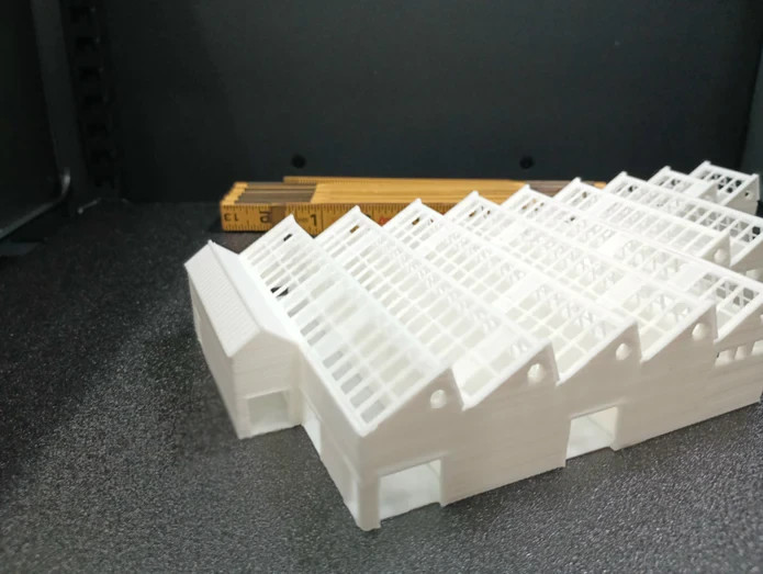 N Scale Large Ware House