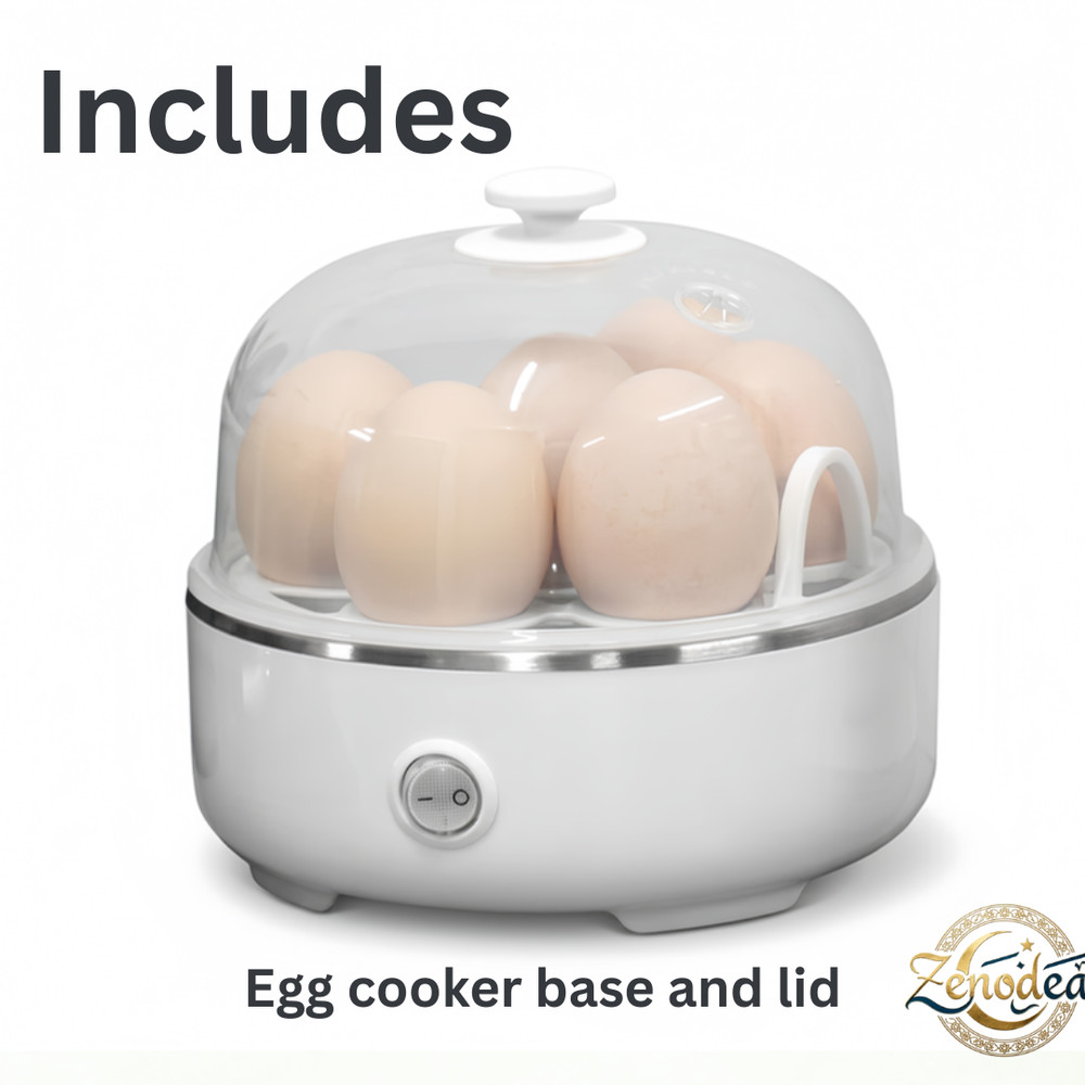Electric Egg Boiler Cooker Automatic Rapid Eggs Steamer 7 Egg Capacity Kitchen A