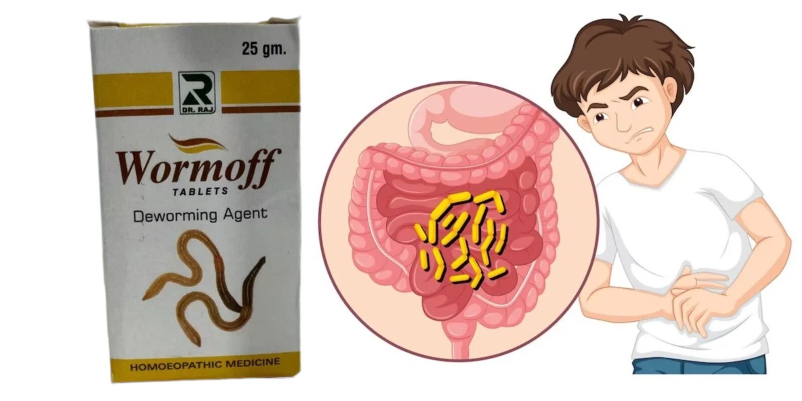 Homeopathy Permanent Treatment For Hookworm, Roundworm,Tapeworm Removal Tablets