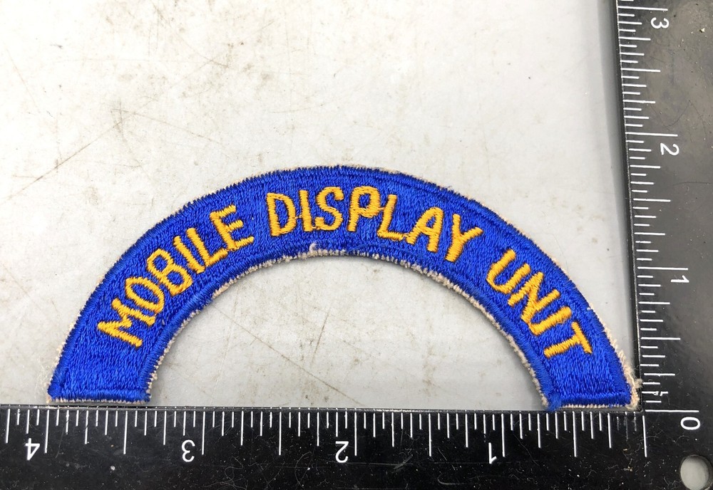 USAAF Mobile Display Unit Tab Patch Repro