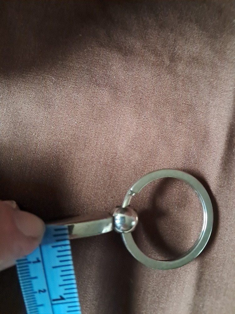 Chrysler Silvertone Metal Heavy Key Ring