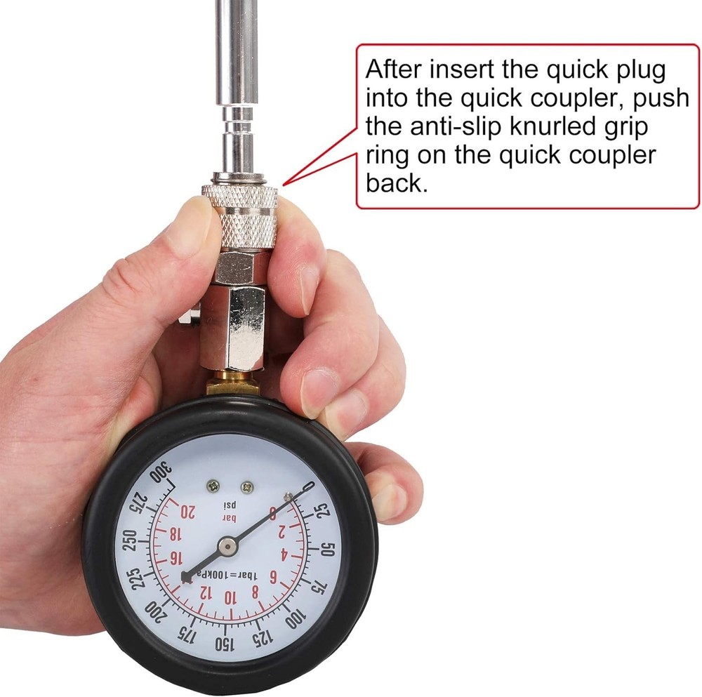 Cylinder Compression Tester with Extensions