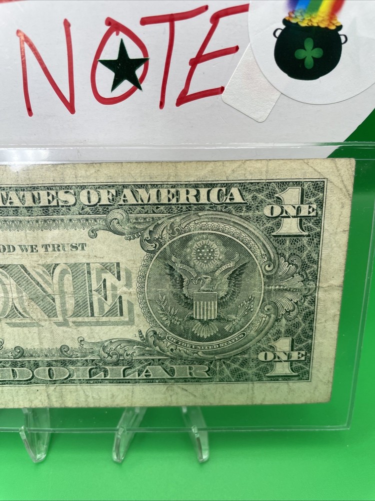 🌟Star Note 2013 B Duplicate Serial ERROR B08440906* Fancy Number $1 Bill D/C