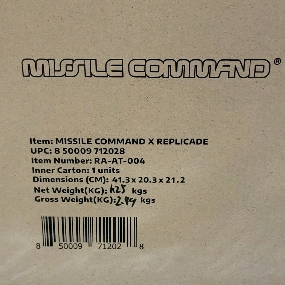 New Wave Toys Missile Command Arcade Bundle W/Charge Machine Blue & 2UV Base Pad