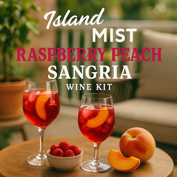 Winexpert Island Mist Raspberry Peach Sangria Wine Kit