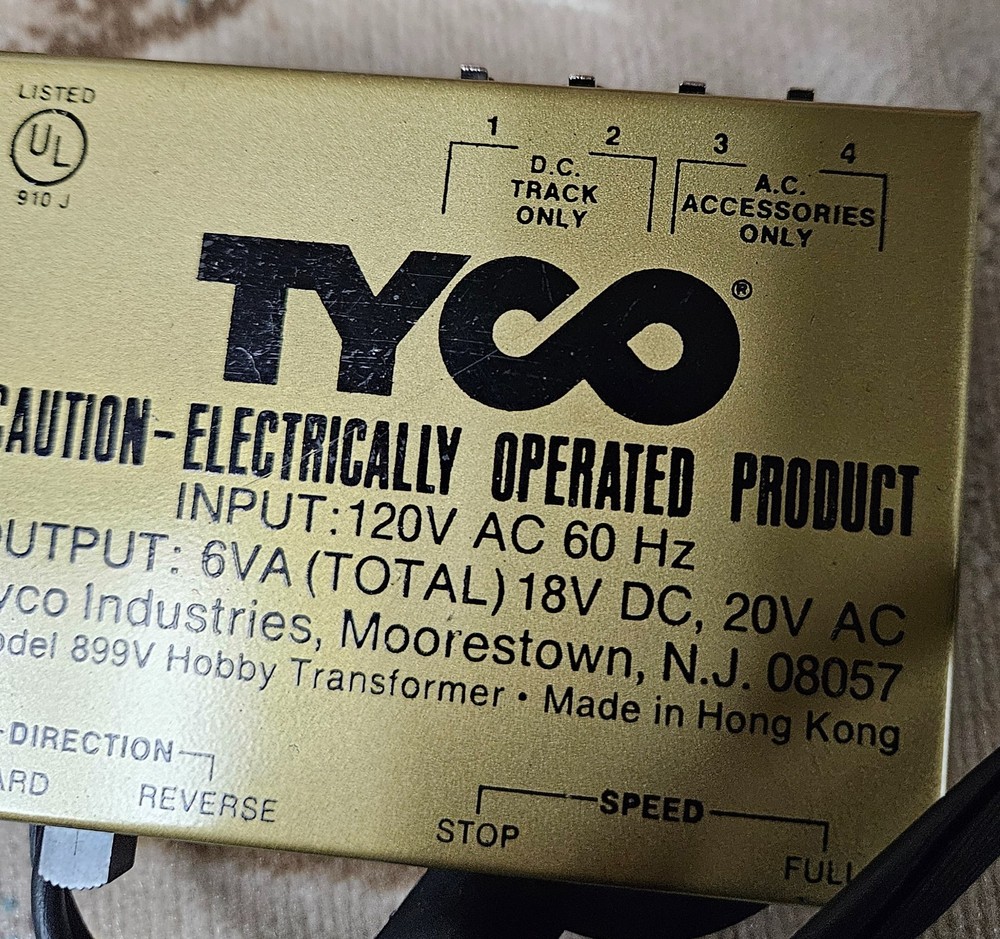 Tyco HO Train Power Pack