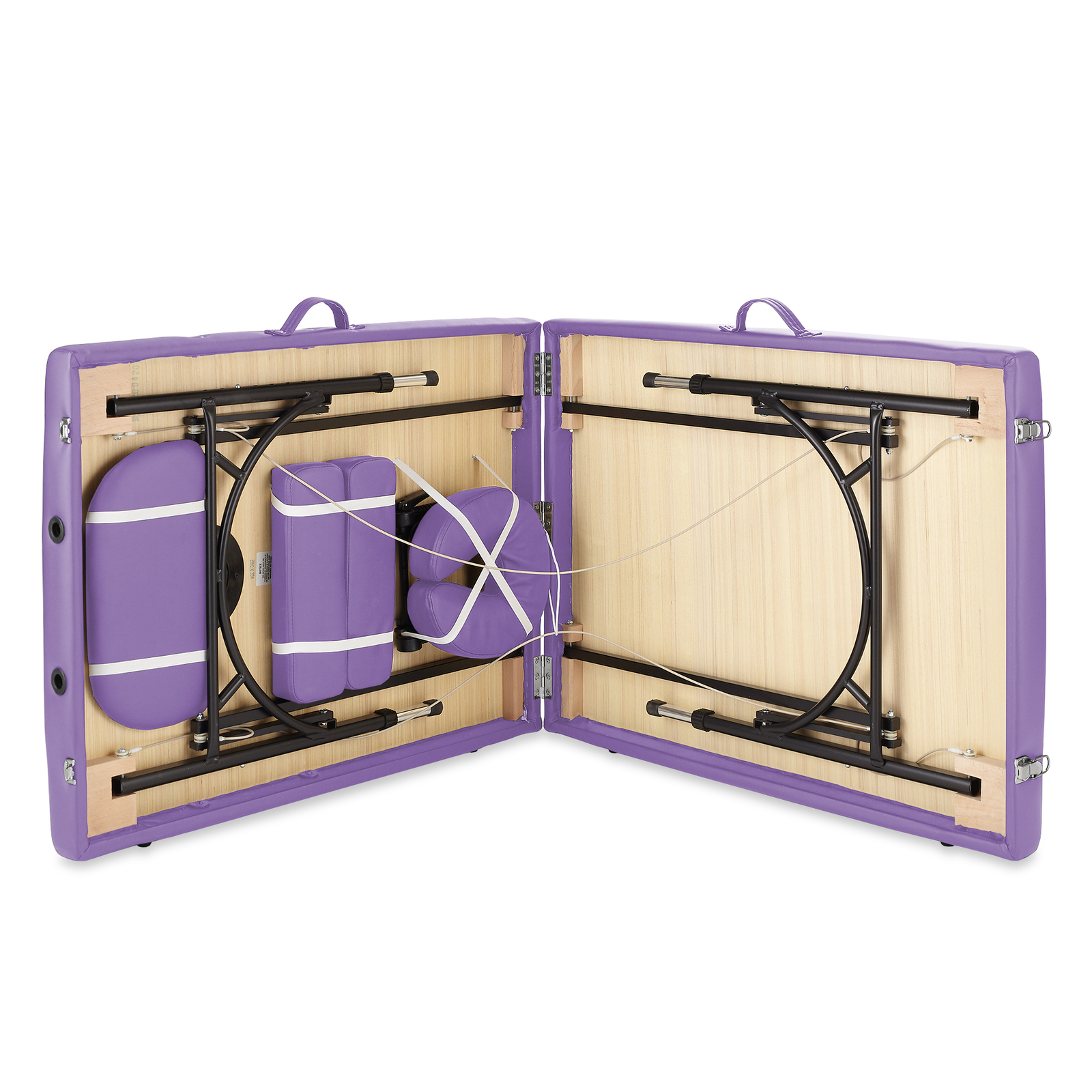 Portable Massage Table - Tilt Backrest Aluminum Legs, Carrying Case