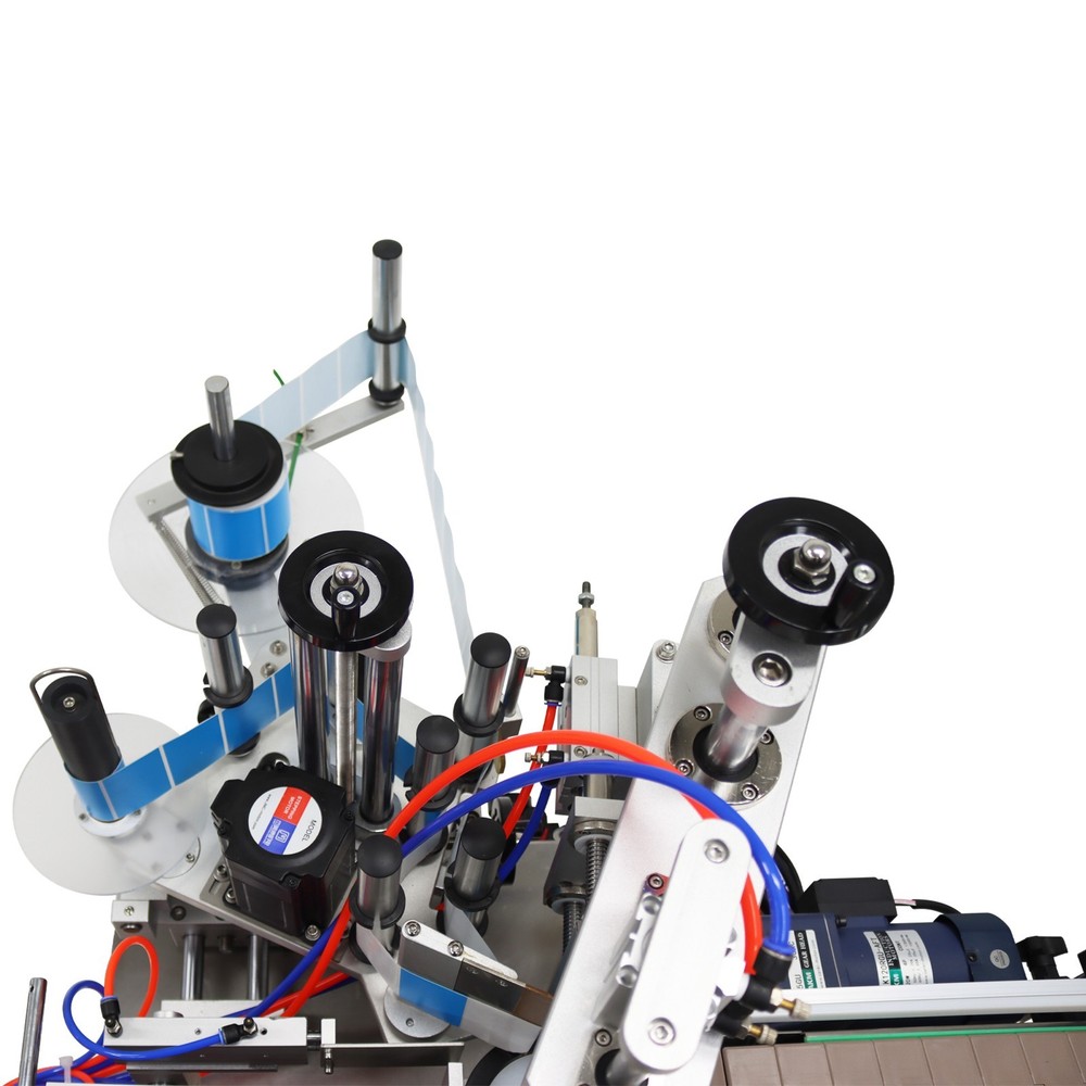 TECHTONGDA Automatic Round Bottle Label Applicator Fixed Point Labeling 110V