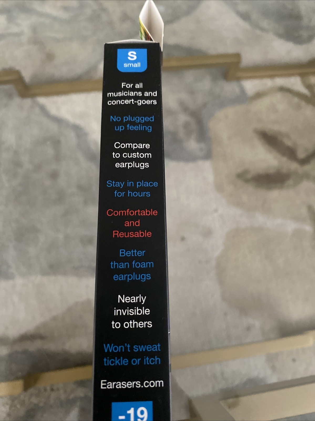 Earasers Musicians Plugs for Musicians and Concert goers - Small