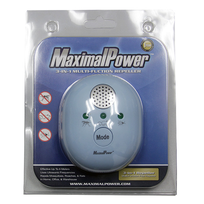 ONE to FOUR Multi Function Ultrasonic REPELLER For Mosquitoes Cockroaches Rats
