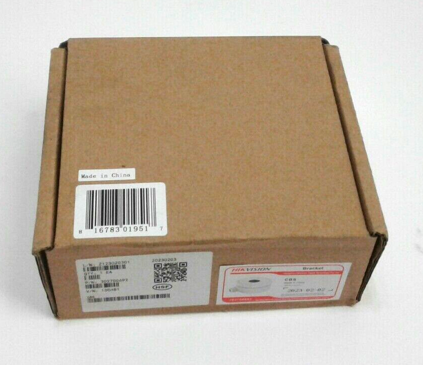 HikVision 302700692 CBS Bracket Conduit Base Junction Box White For Dome Camera