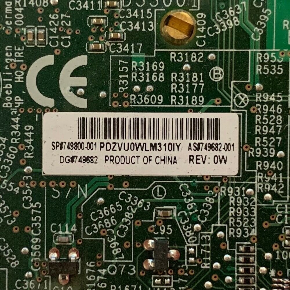 HP P244BR Smart Array 1GB FBWC 12GB/s SAS Controller Card 749800-001