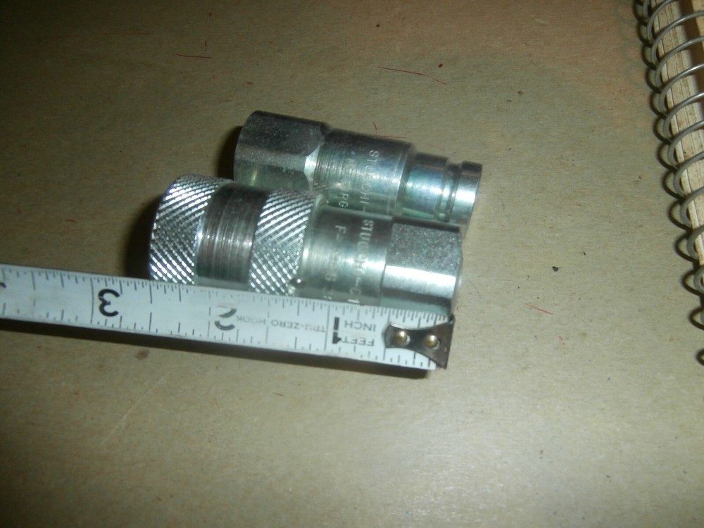 Stucchi 3/8" npt Flat Face Quick Coupler