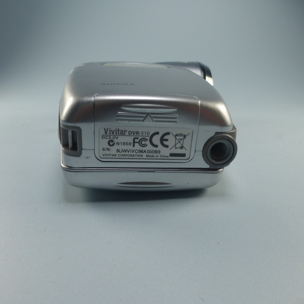 Vivitar DVR-510 5.0MP Compact Digital Video Recorder Silver Tested
