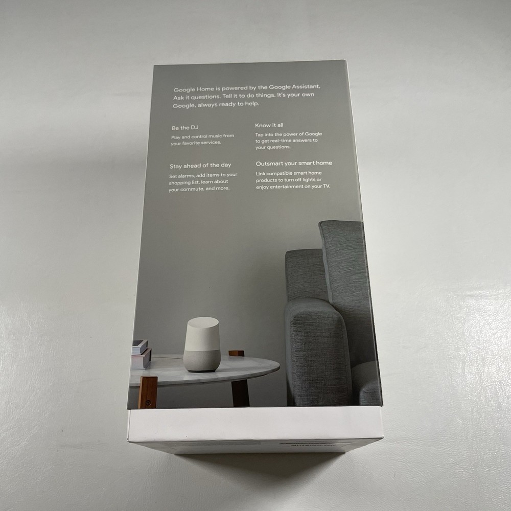 Google Home Voice Activated Speaker Google Assistant 2017 New Sealed