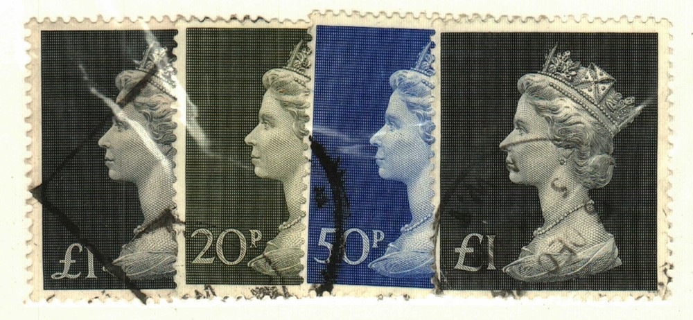 Great Britain #MH21, 166-8 used