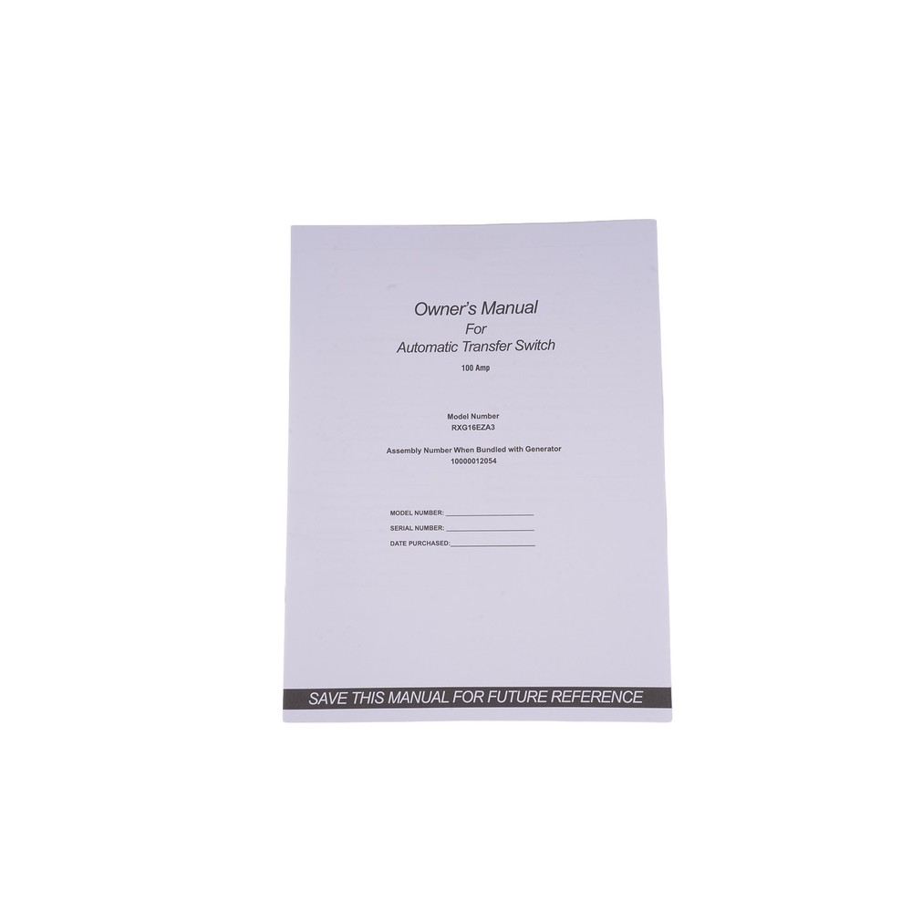 Automatic Transfer Switch Replacement for Generac RXG16EZA3 16-Circuit 100 Amp