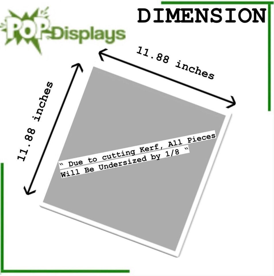 Lexan Polycarbonate Plastic Sheet Clear 1/2" CHOOSE A SIZE