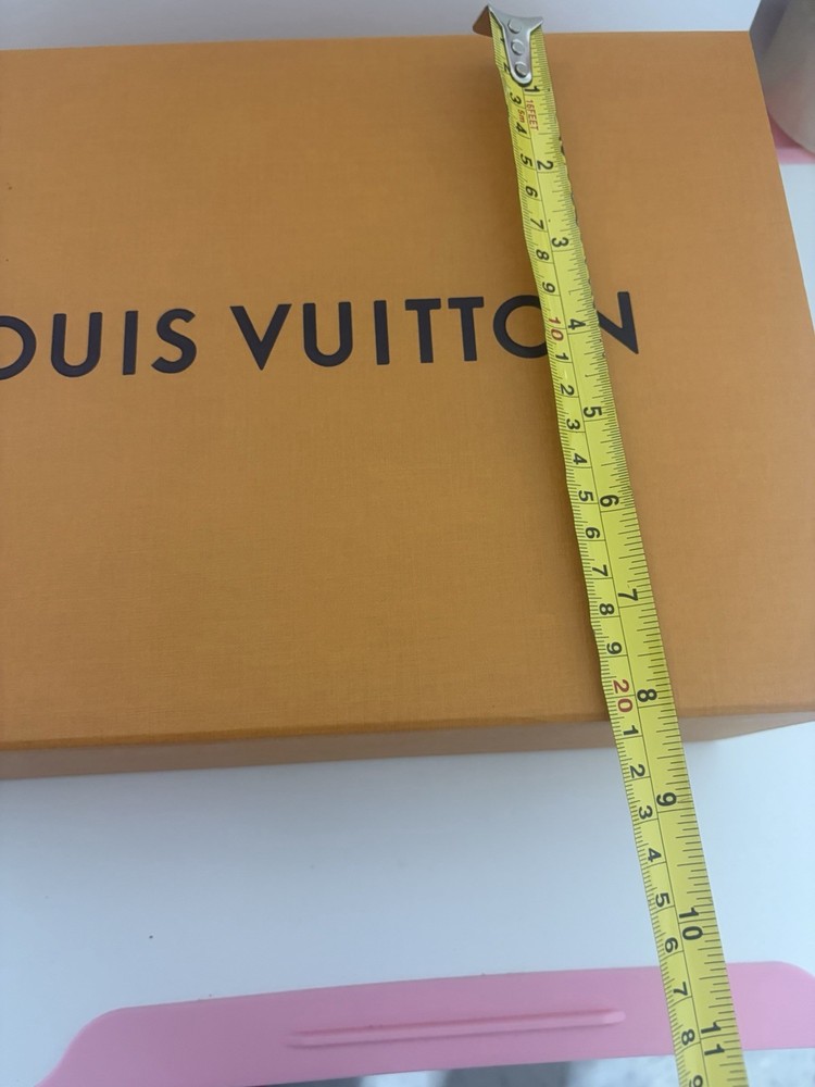 Louis Vuitton Orange Solid Large Rectangle Cardboard Gift Box, Contemporary