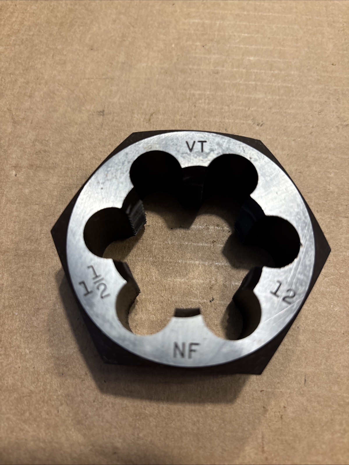 1-1/2-12 UNF Hex Die MFG. By Vermont USA Brand New In Box