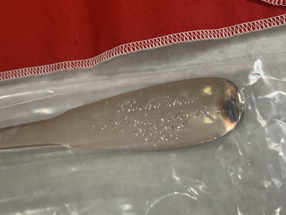 Gorham The GENERAL De ROCHAMBEAU SILVER SERVING SPOON to Lt Gov Jabez 1780 12"