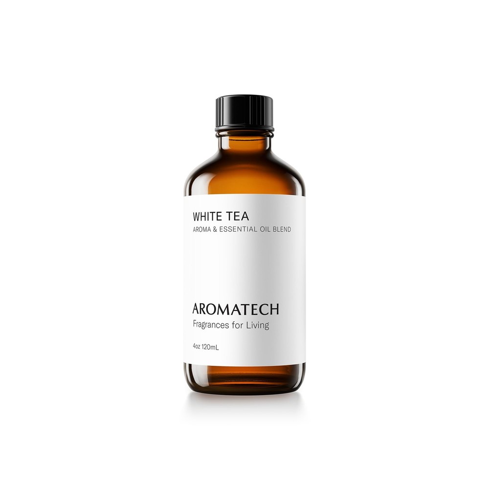 AromaTech White Tea Aroma Essential Oil Blend - 120ml Ultrasonic Diffuser