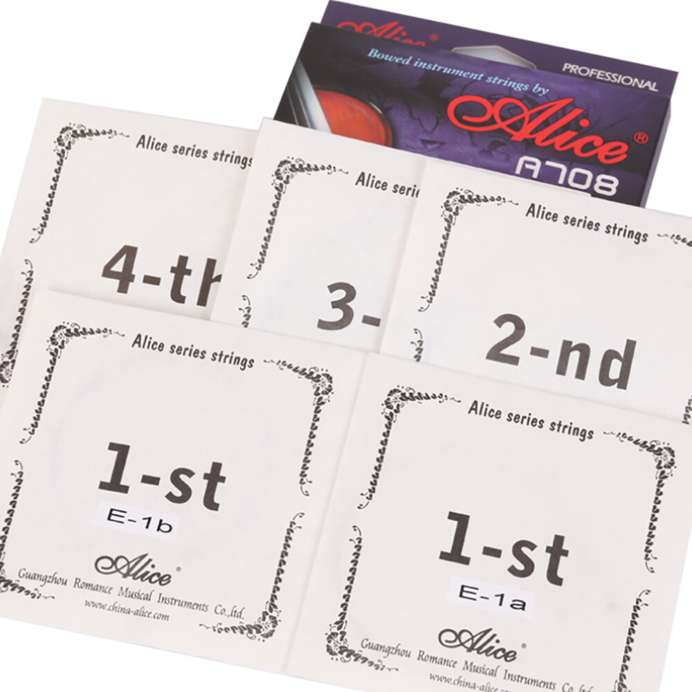 2 Sets of Alice A708 Professional Violin Strings 5-string Set E1a E1b A2 D3 G4