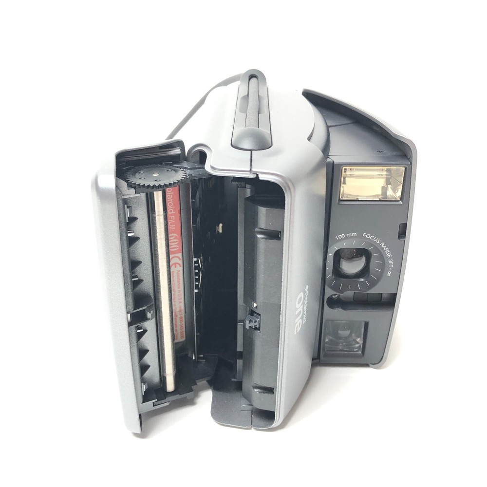 Polaroid one silver instant camera