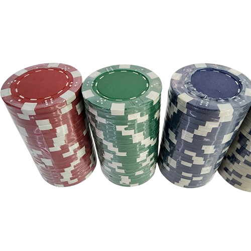 New 100 Professional-grade authentic casino chips With Case