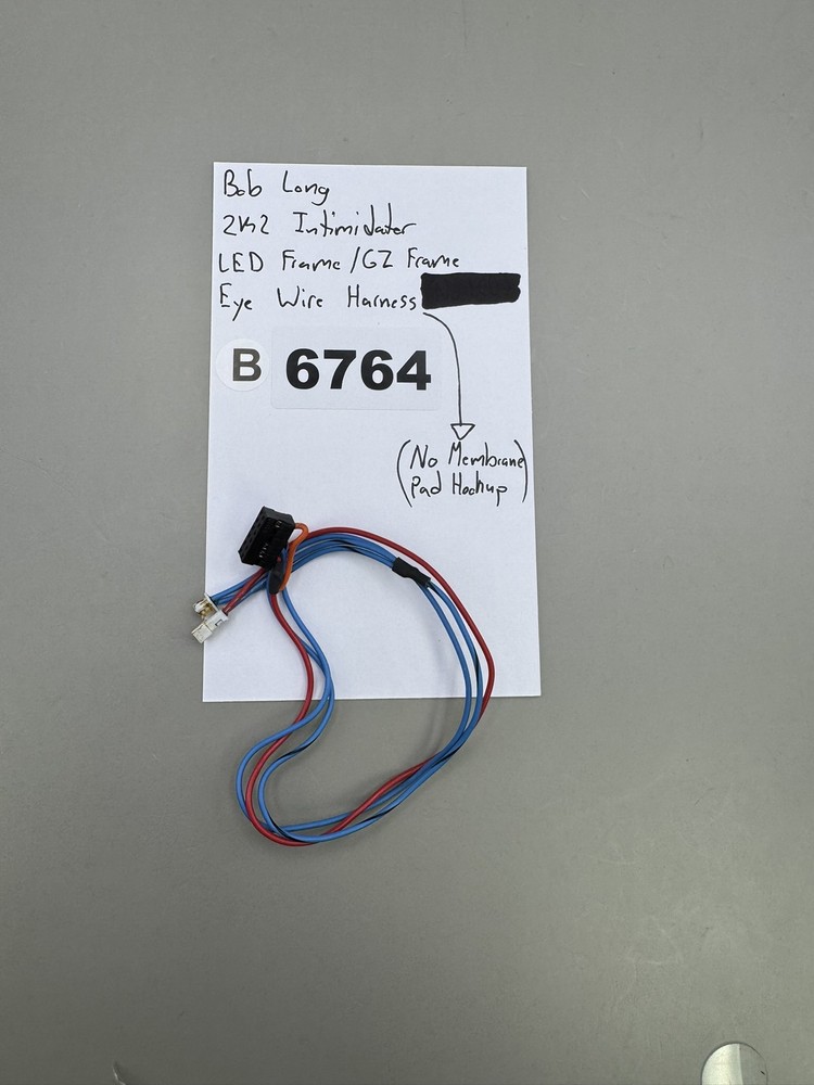 Bob Long 2k2 Intimidator LED Frame GZ Frame Eye Wire Harness