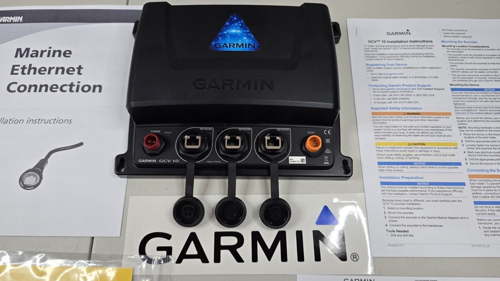 Garmin GCV 10 DownVu / SideVu Sonar Module – Clean – Tested- Excellent Condition
