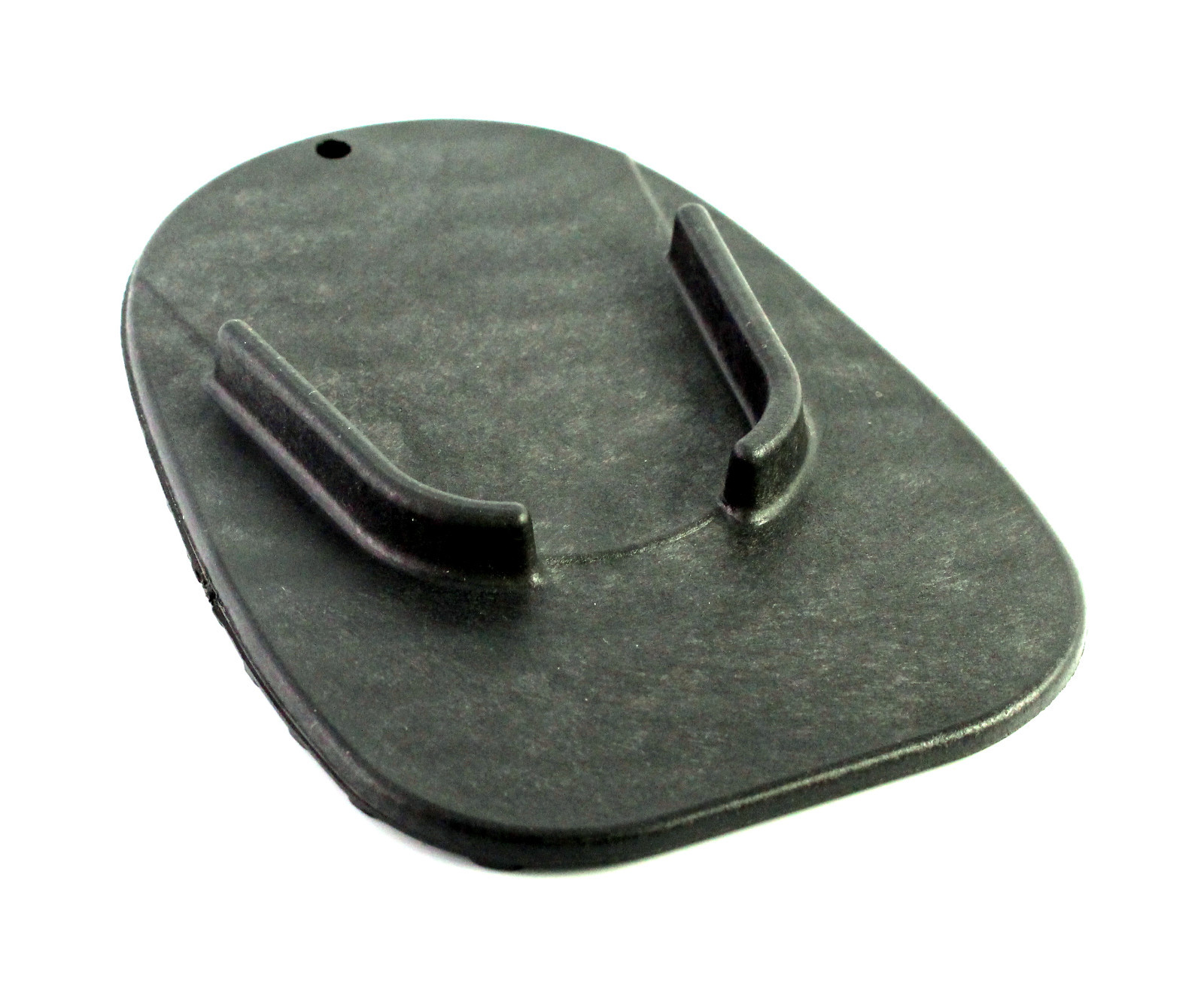 Motorcycle Kickstand Pad Plate Biker's Kick Stand Black Harley Honda Plastic