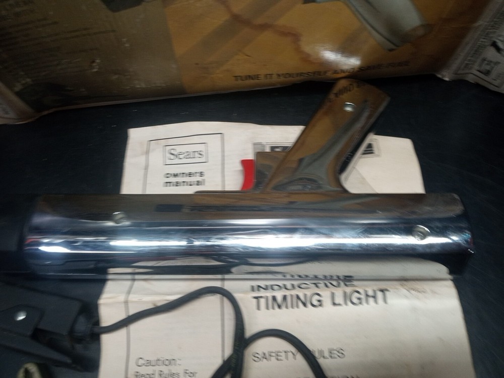 Vintage Sears Craftsman Inductive Engine Timing Light 28-2134 Tested