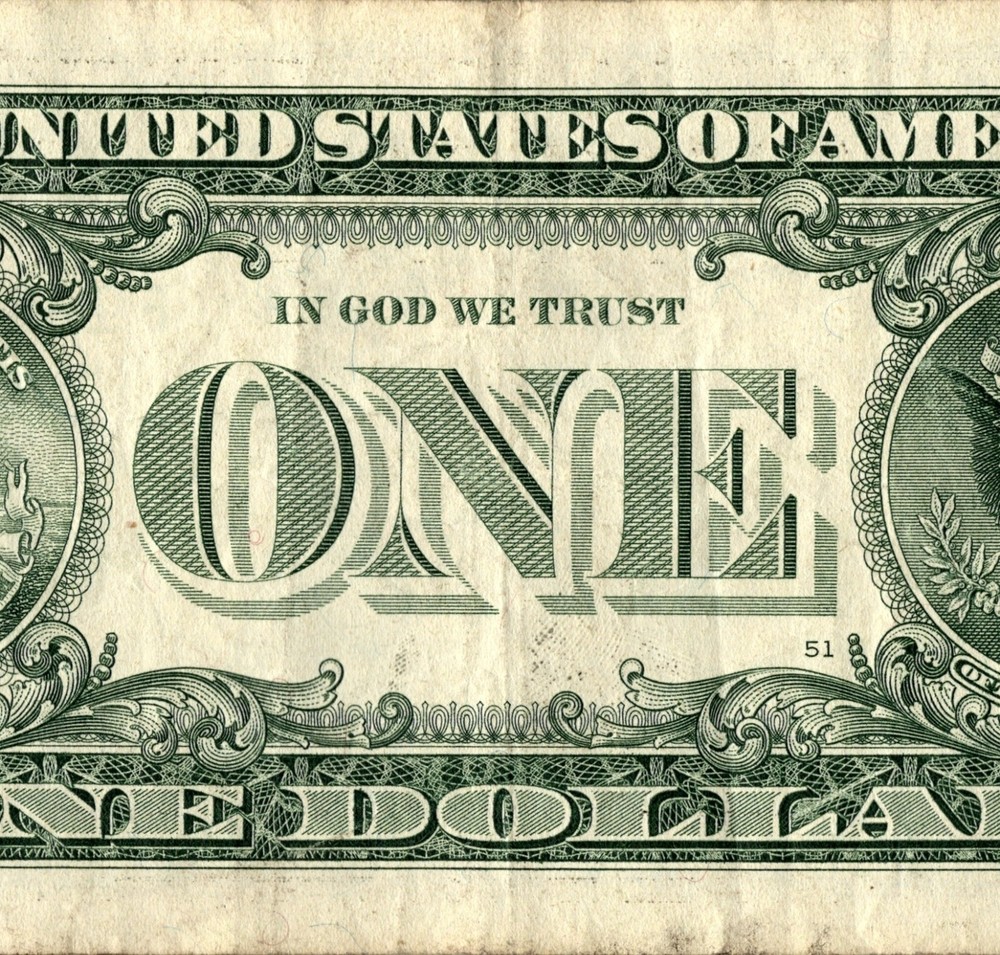 2017 F Star Note FANCY SERIAL NUMBER ONE DOLLAR Regular Run