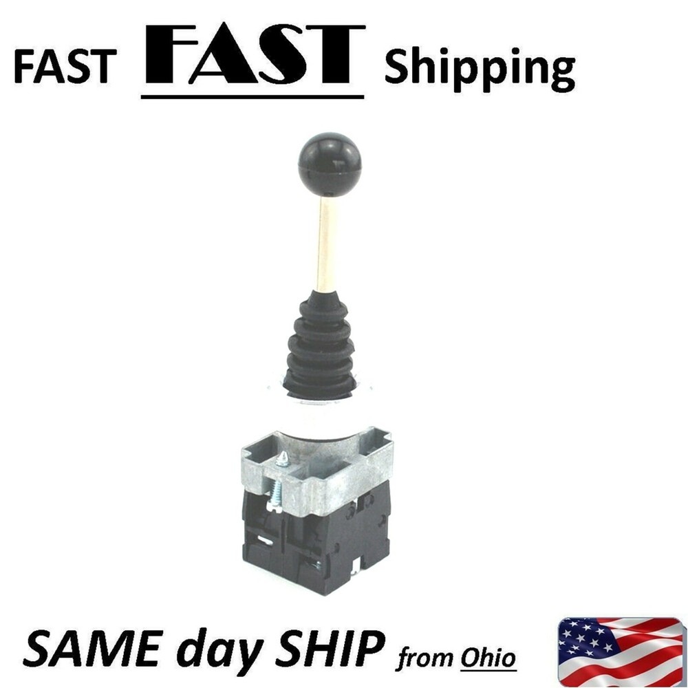 Auto Spring Return 2 position Industrial Joystick 2 normally open contacts N.O.