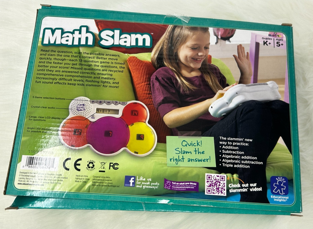 Math Slam Educational Insights COMPLETE TESTED