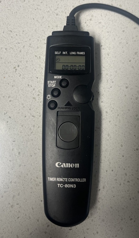 Canon TC-80N3 Wired Timer Remote Control Shutter Release for Camera