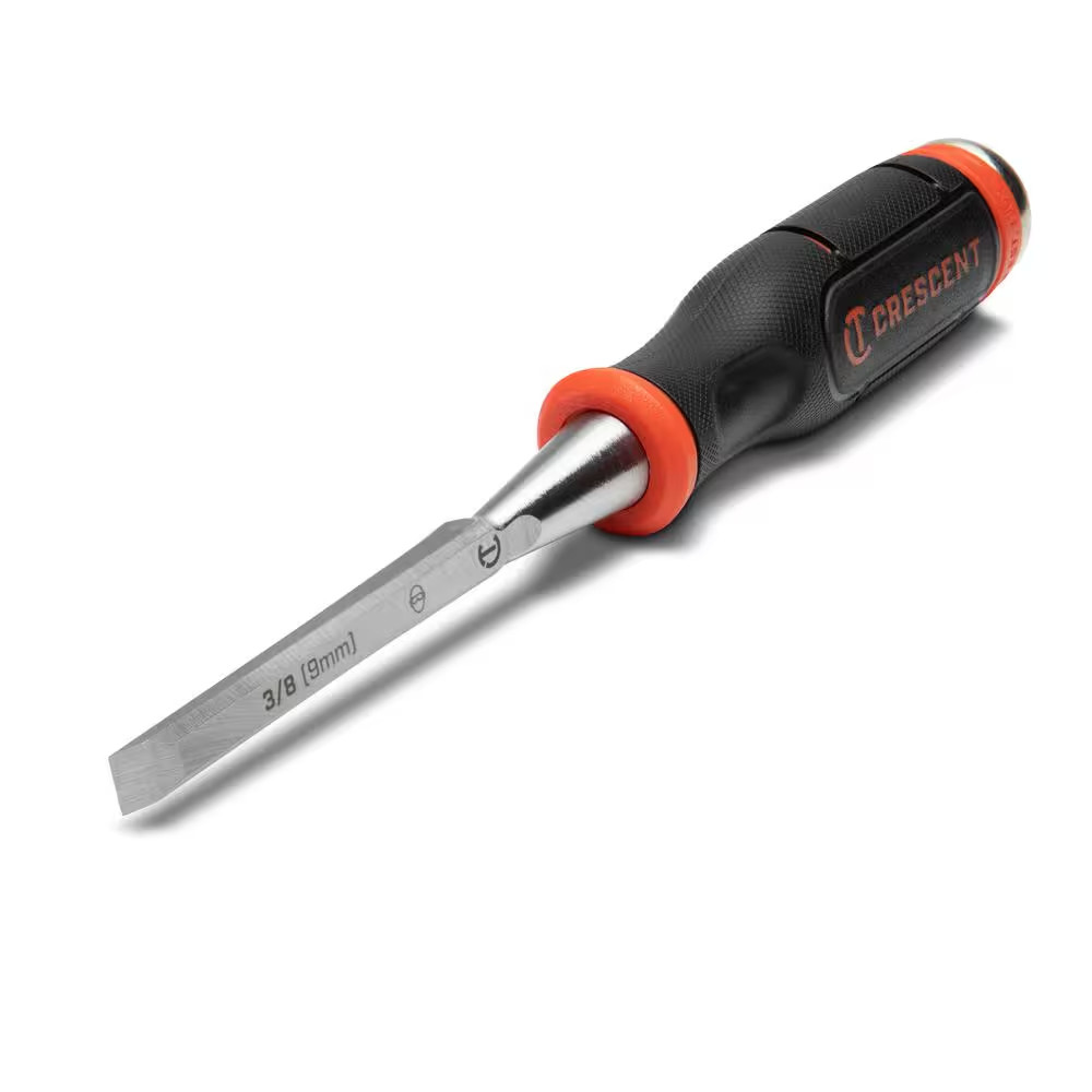 3/8 In. Wood Chisel with Grip and Striking End Cap