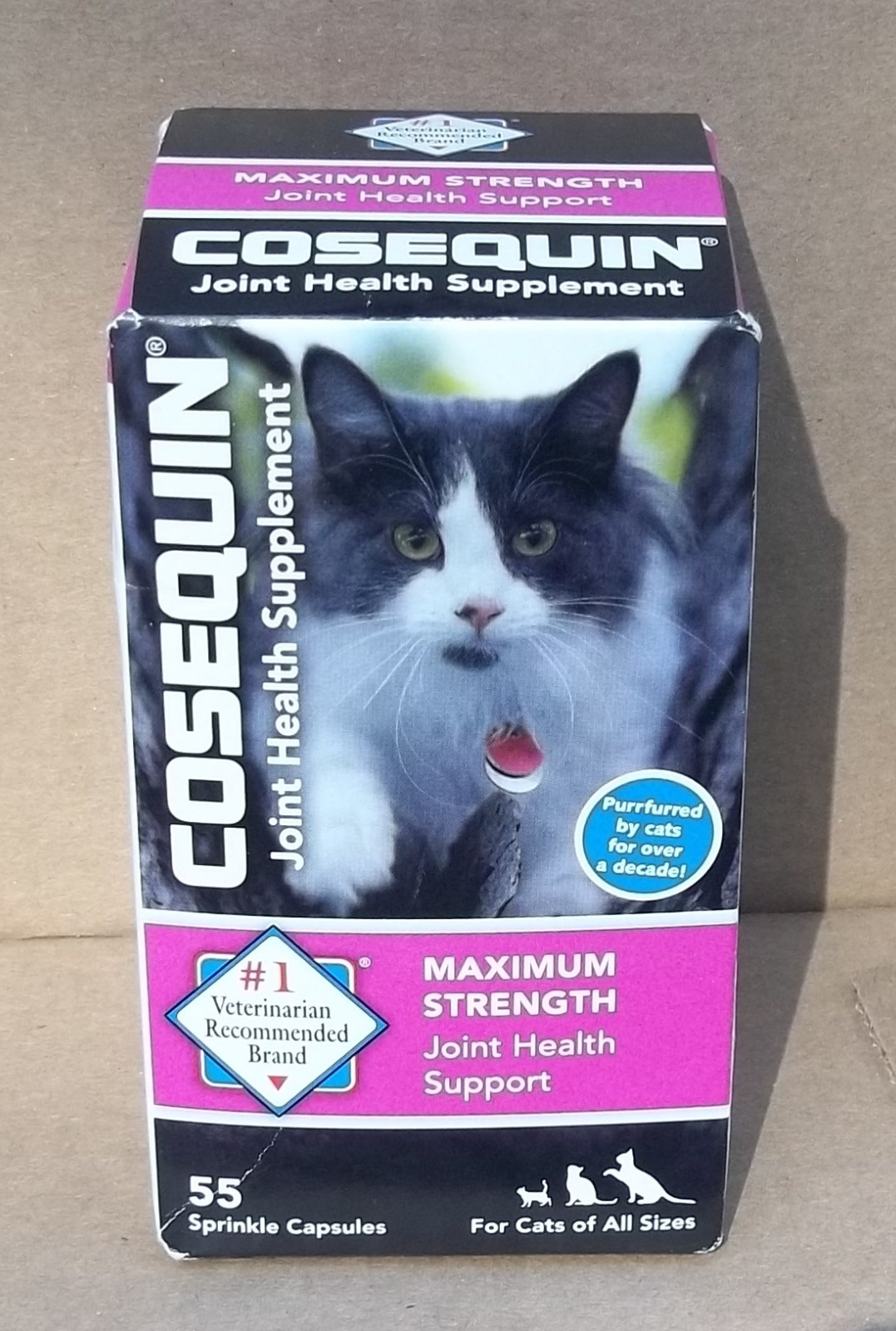 Cosequin Joint Health - Max Strength for all Cats / 55 sprinkle capsules -- 2027