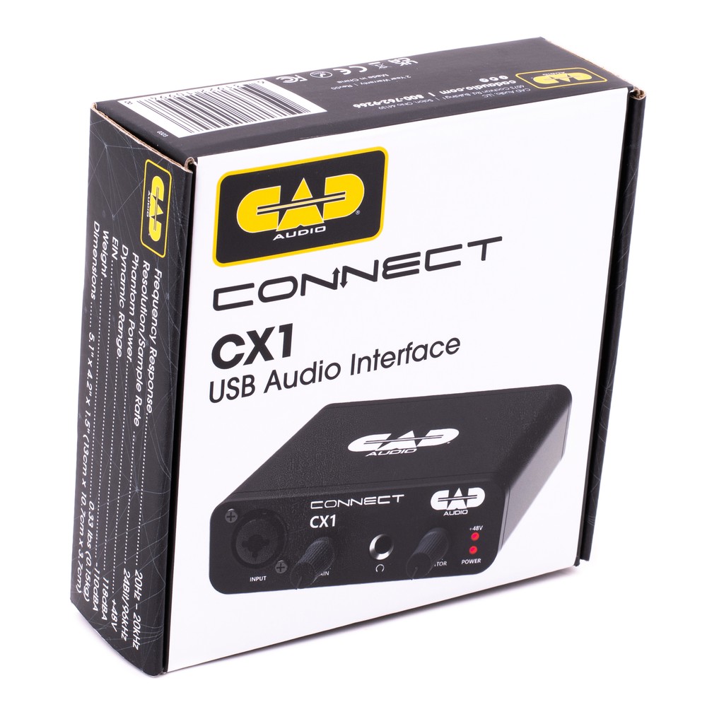 CAD CX1 Single channel USB Interface 24 Bit/96KHz