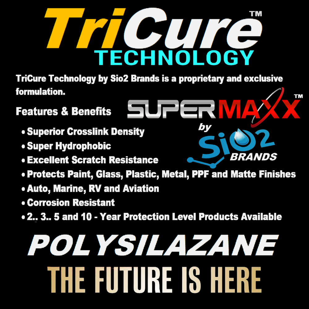 CERAMIC CAR COATING 1oz/30ml POLYSILAZANE "SCRATCH RESISTANT" TRICURE TECHNOLOGY