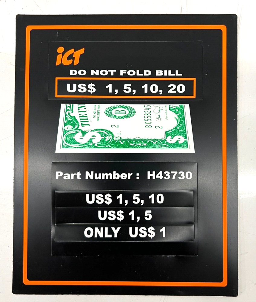 ARCADE BILL VALIDATOR MOUNT BLACK OAD: 6X4-3/4X1-1/2"