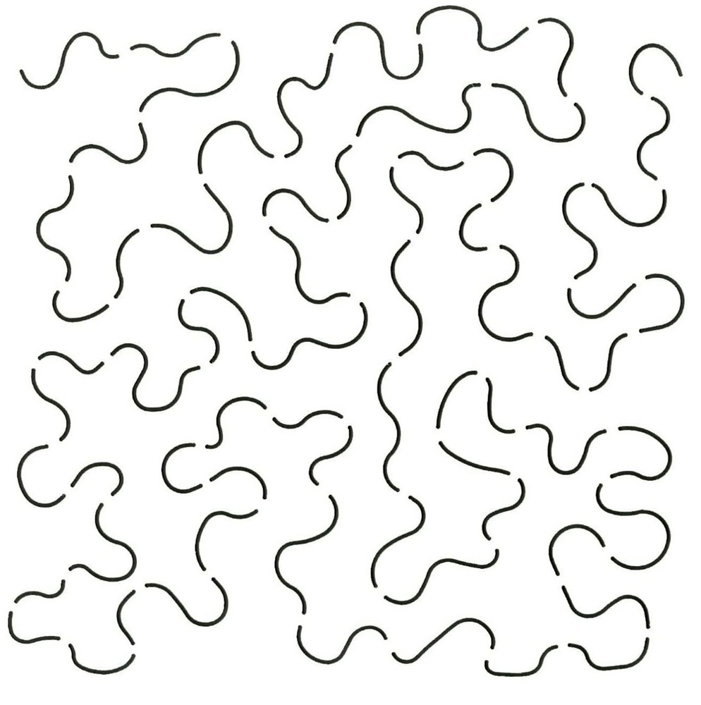 Quilting Stencil Large Stipple Quilt 11" Background Pattern Plastic Templates
