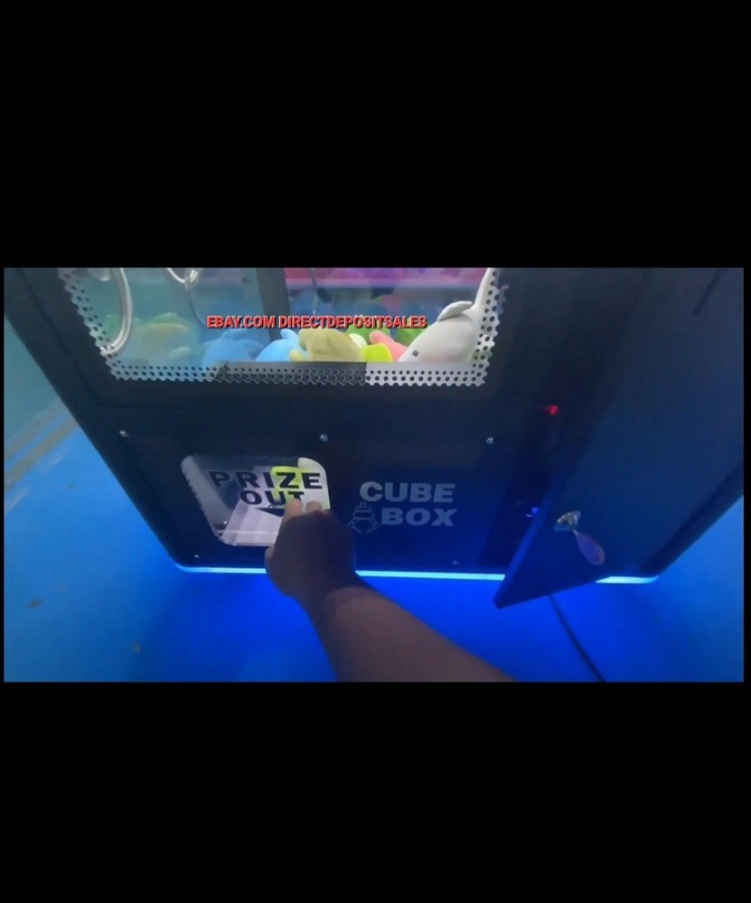 CUBE BOX Claw Machine Prize,Skill Redemption Vending Machine Arcade COIN-OP