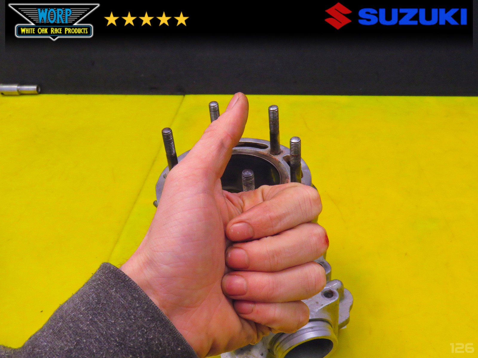 1986 SUZUKI LT250R ENGINE CYLINDER BARREL JUG TOP END + PISTON 70MM 85-92