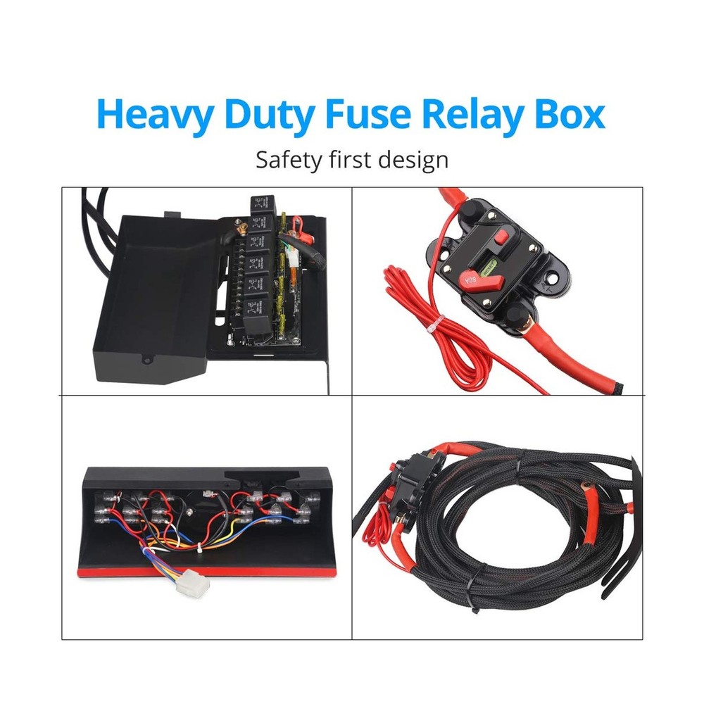 WATERWICH 6-Switch Pod Toggle Panel Overhead and Source Control System Box Wi...