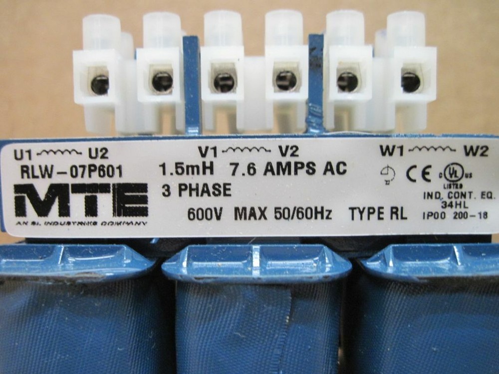 MTE RLW-07P601 3 Phase Reactor