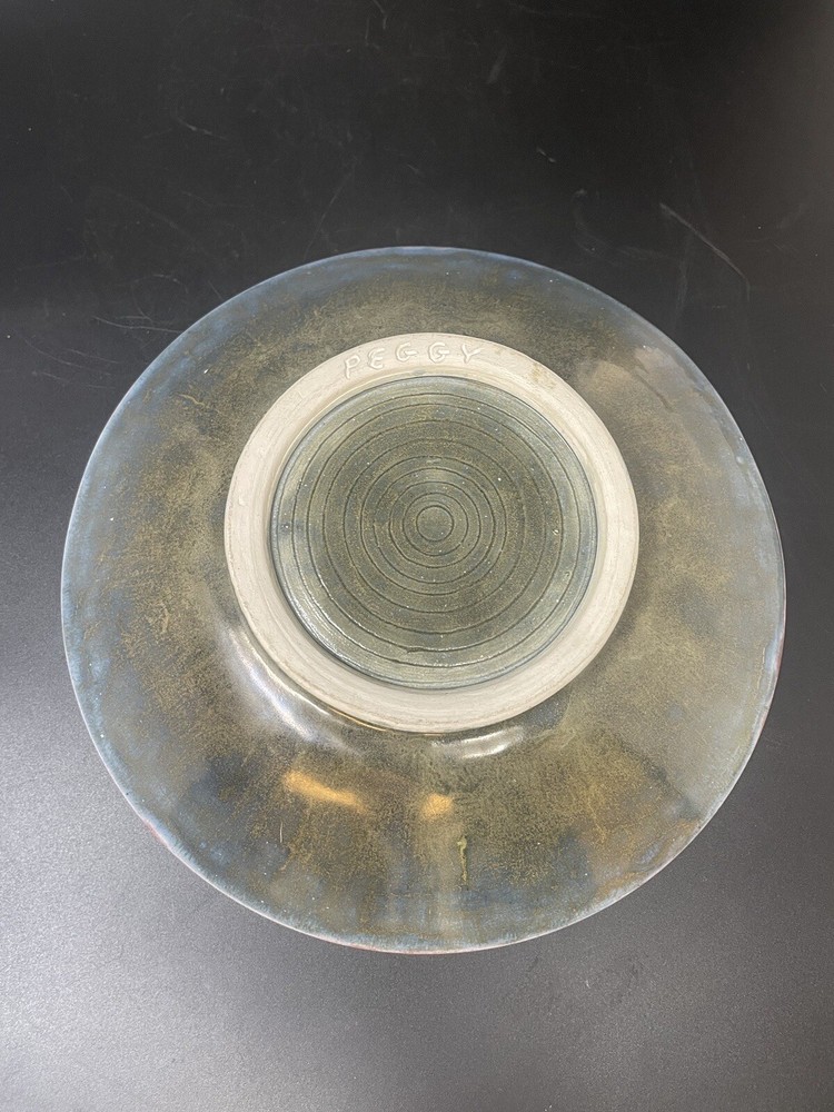 Red Pink Red Ceramic Bowl