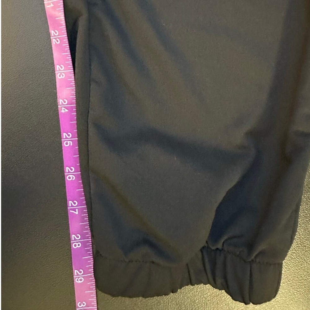 Black Performance Wear Pull On Logo Joggers Size L